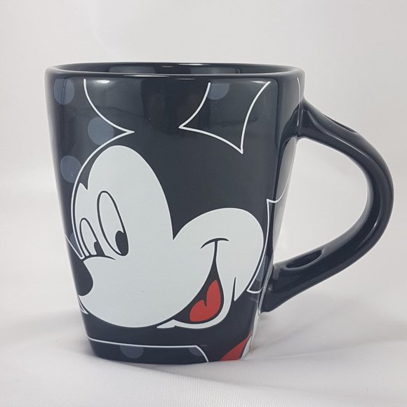 Vintage DISNEY Mickey Mouse Mug Teacup Have a Great Day Jerry Leigh Black Red - Picture 10 of 16
